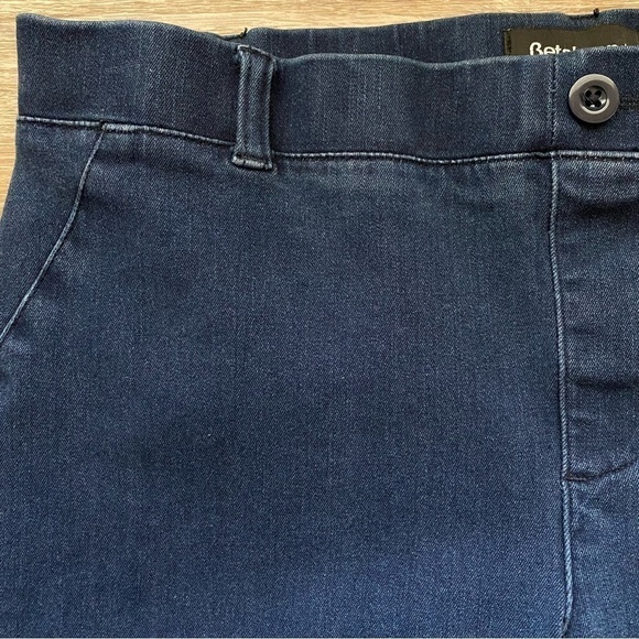Betabrand Yoga Denim Straight Leg Large Petite - Picture 4 of 8